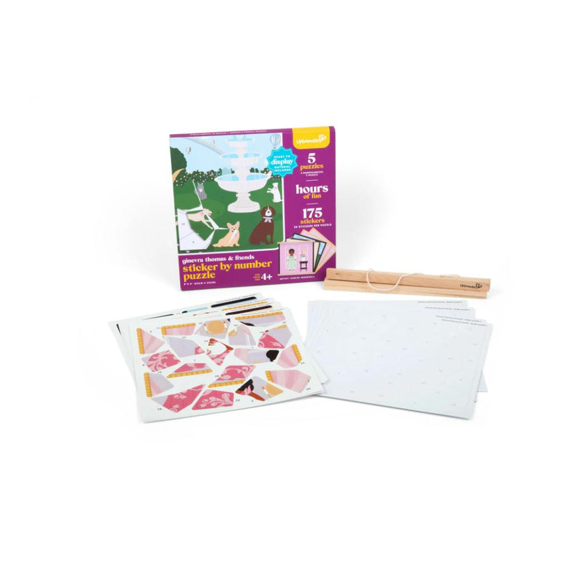 Ginevra Thomas and Friends, Sticker-by-Number Art Kit