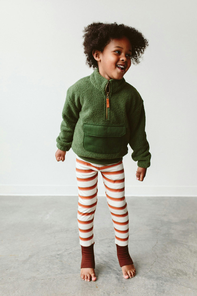 SHERPA ZIP PULLOVER | SPRUCE