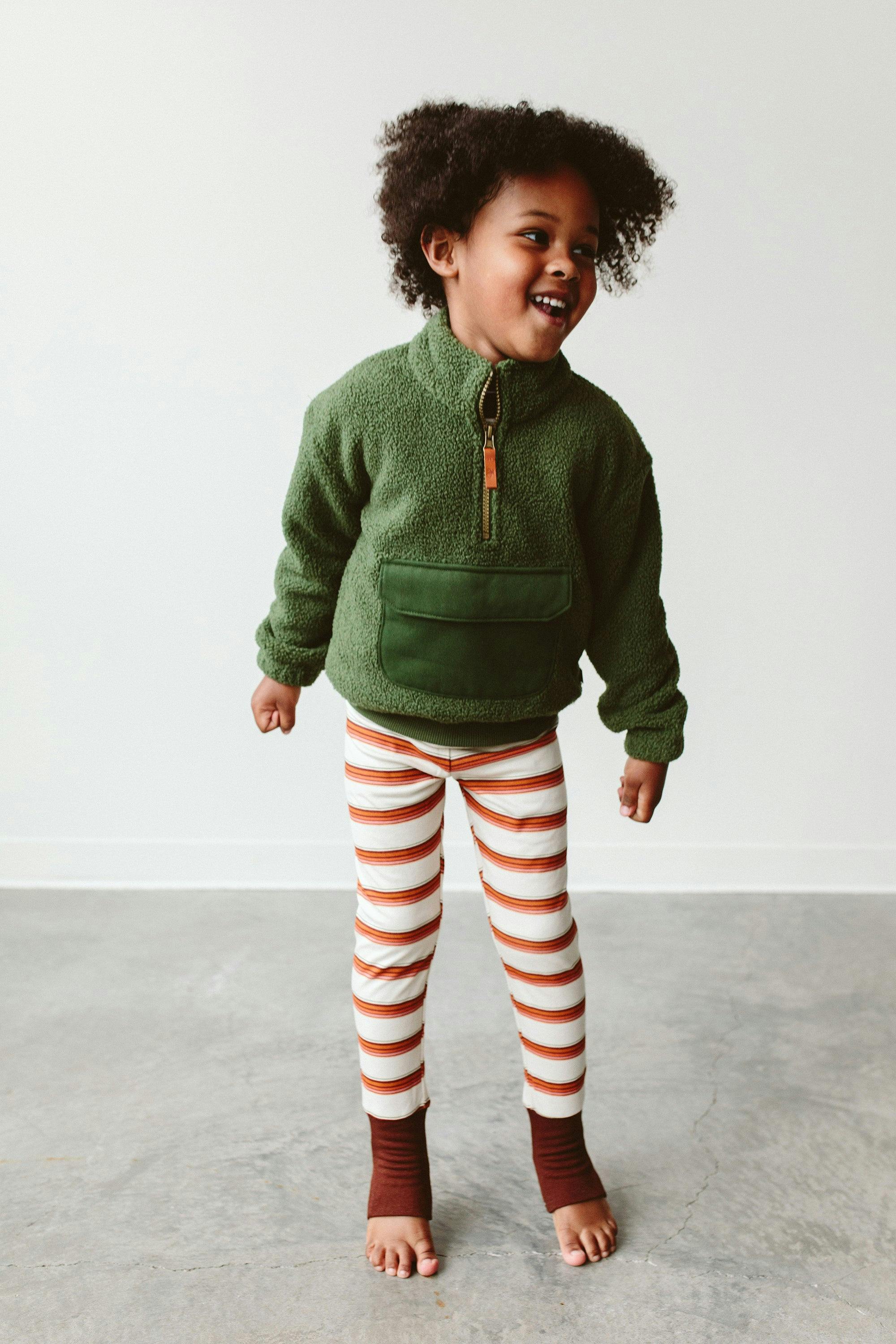SHERPA ZIP PULLOVER | SPRUCE