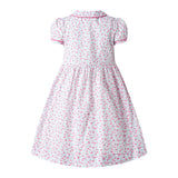 Floral Smocked Button-Front Dress