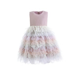 Purple Multi Ruffle Layla Dress