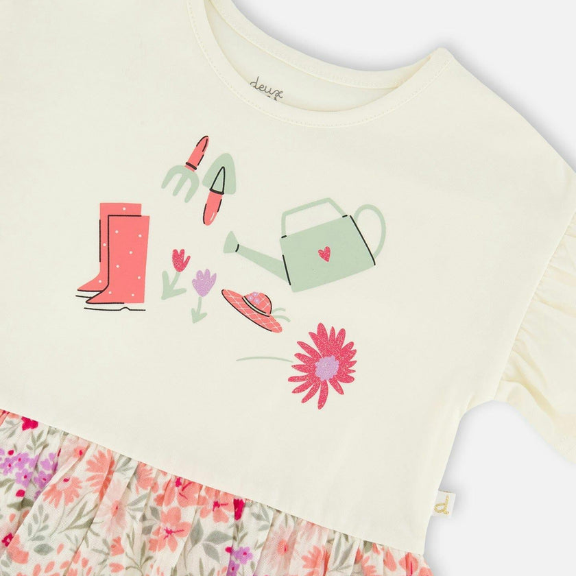 Organic Cotton Bi-Material Tunic
