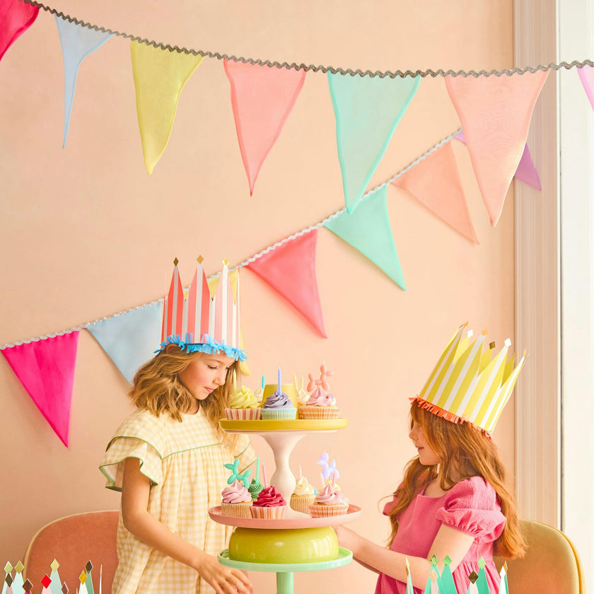 Pastel Rainbow Organza Garland