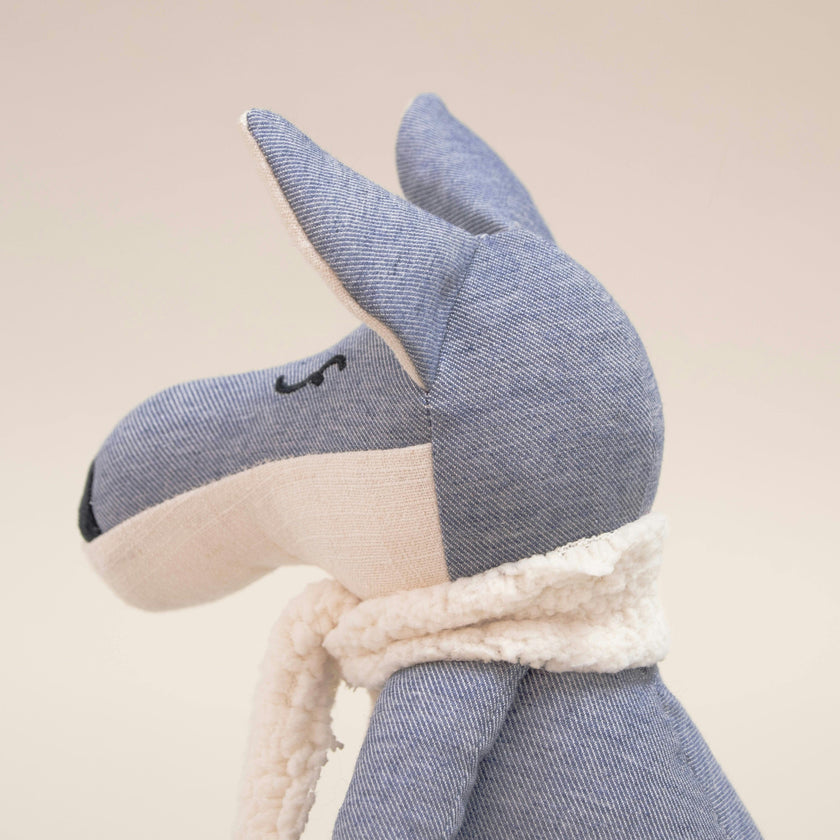 Henri the Wolf | Pamplemousse Peluches