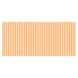 Orange Striped Tablecloth