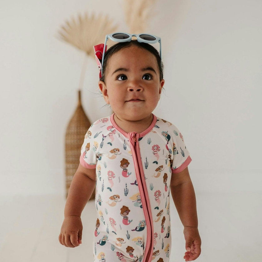 Summer Zip Romper Mermaid