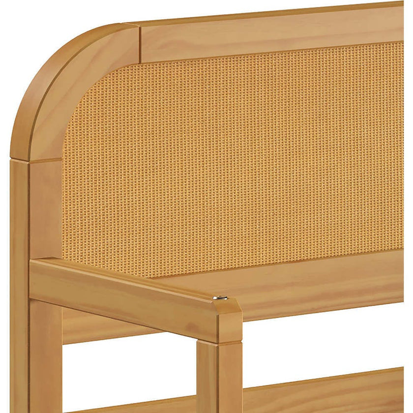 P’kolino Curva Rattan Floor Bed