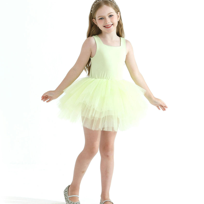 Green Neon Solid Tutu Dress – Maisonette