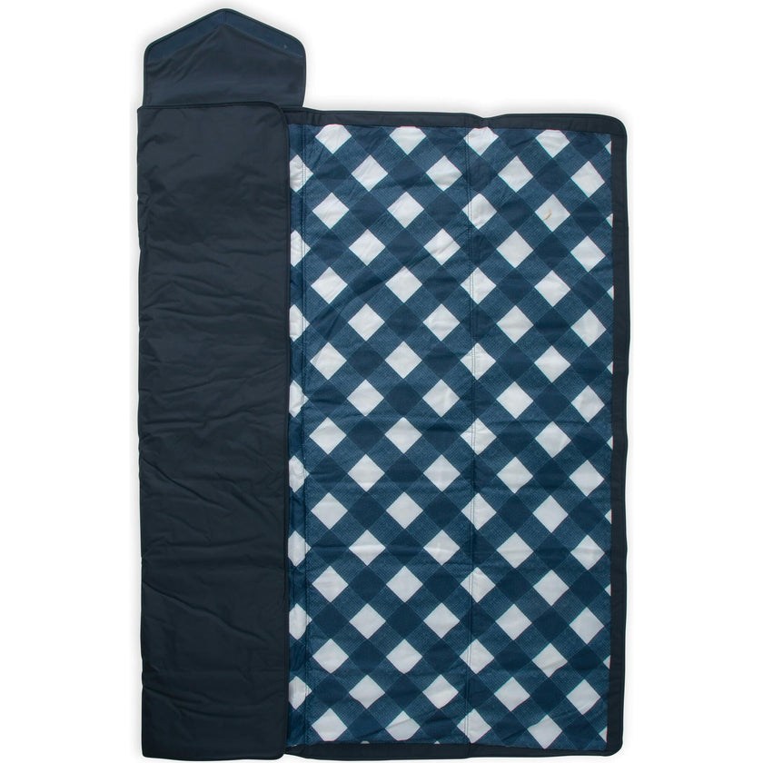 Outdoor Blanket - Navy Plaid