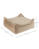 Dune Outdoor Square Ottoman