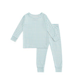 Coastal Check Bamboo Toddler Pajama Set