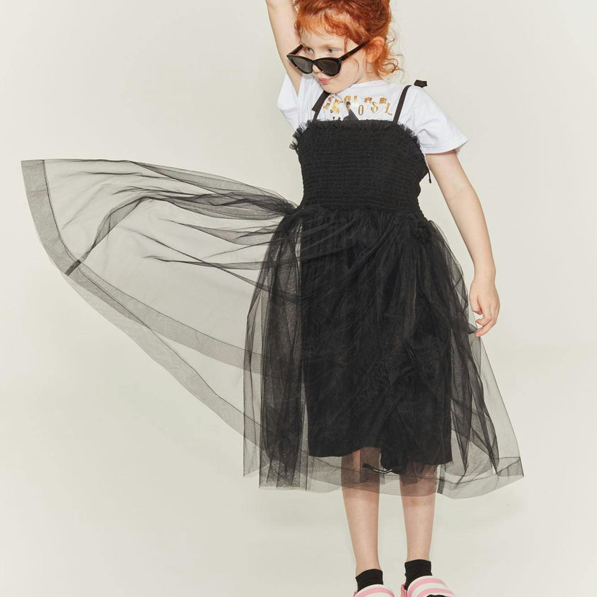 Dreamful Strap Dress Black
