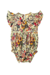 Baby Hattie Romper in Rose Vine