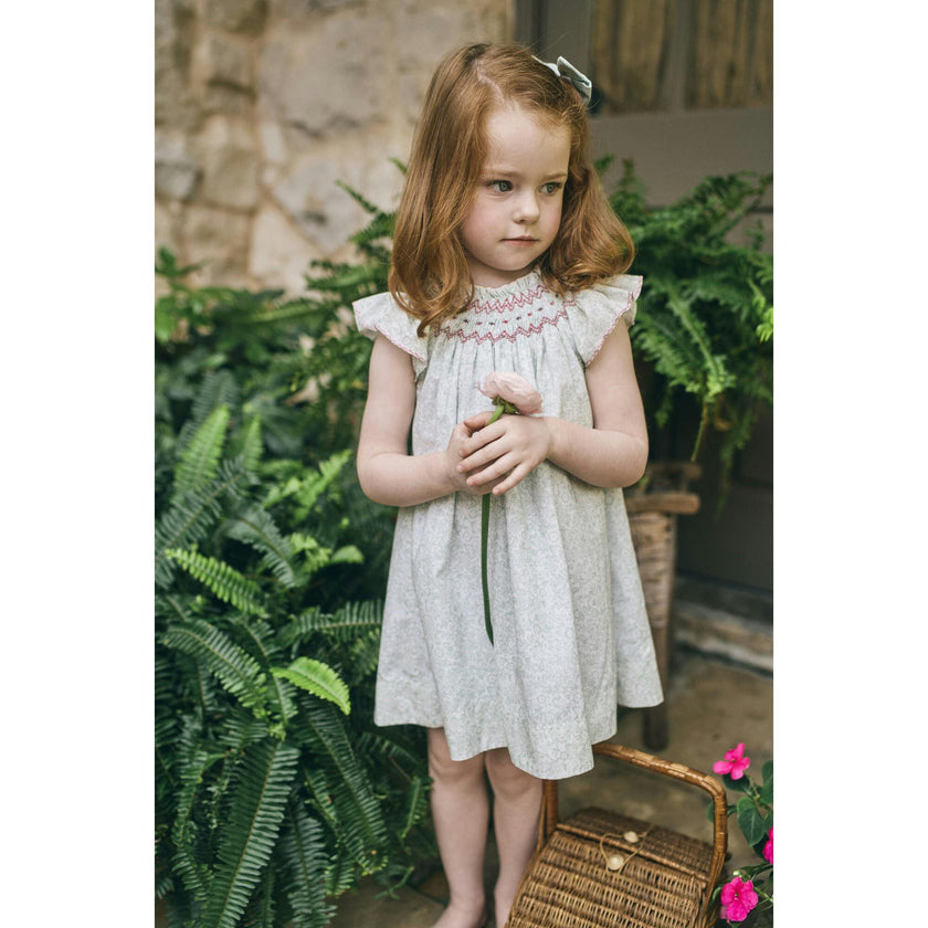 Daisy Dress in Verdant Blooms