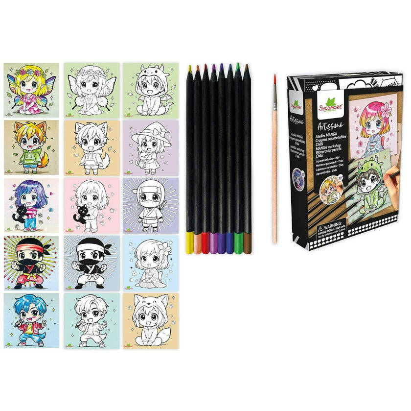 Artissimo - Manga Workshop Watercolor Pencils Chibi - 10y+