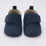 Navy Blue Strap Booties
