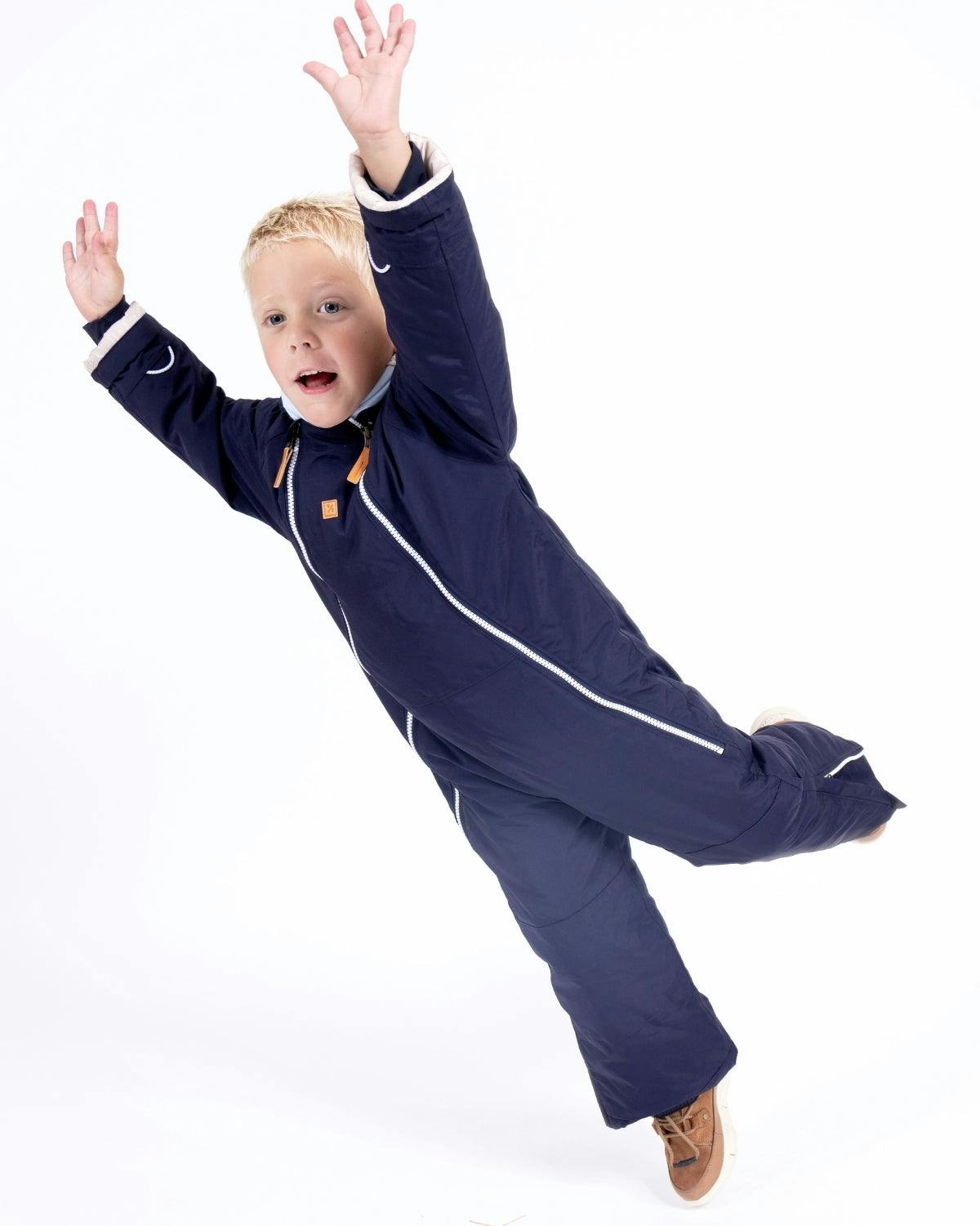 Kids Snowsuit in Navy Blue