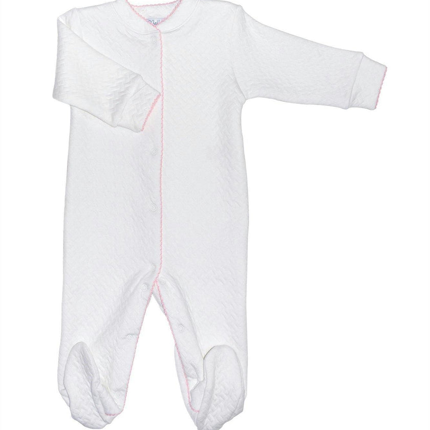 Basket Weave Baby Footie