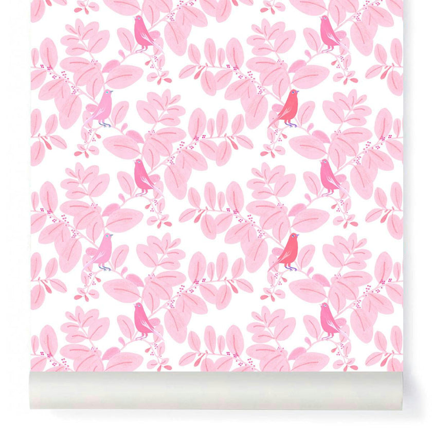 Papier peint SONGE coloris Rose