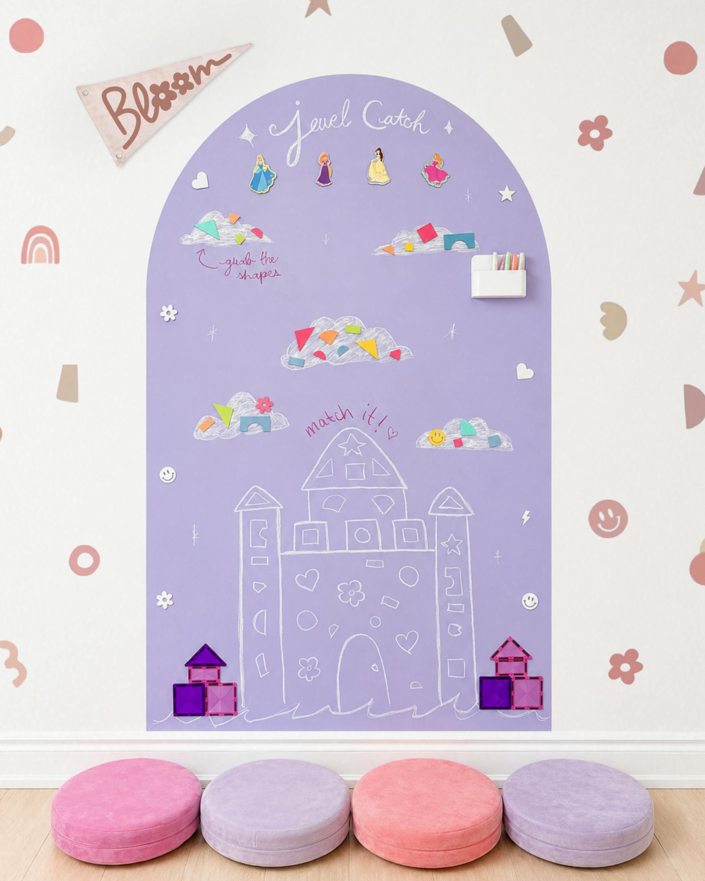 JUMBO Magic Playwall - Arch Magnetic Wall Decal for Kids