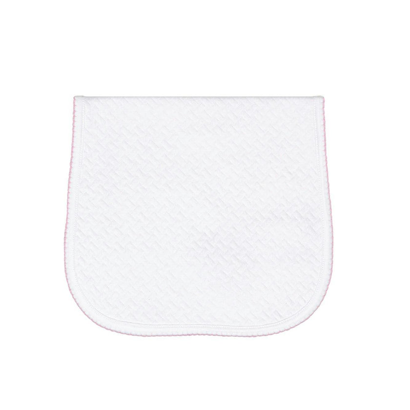 Basket Weave Baby Burp Cloth