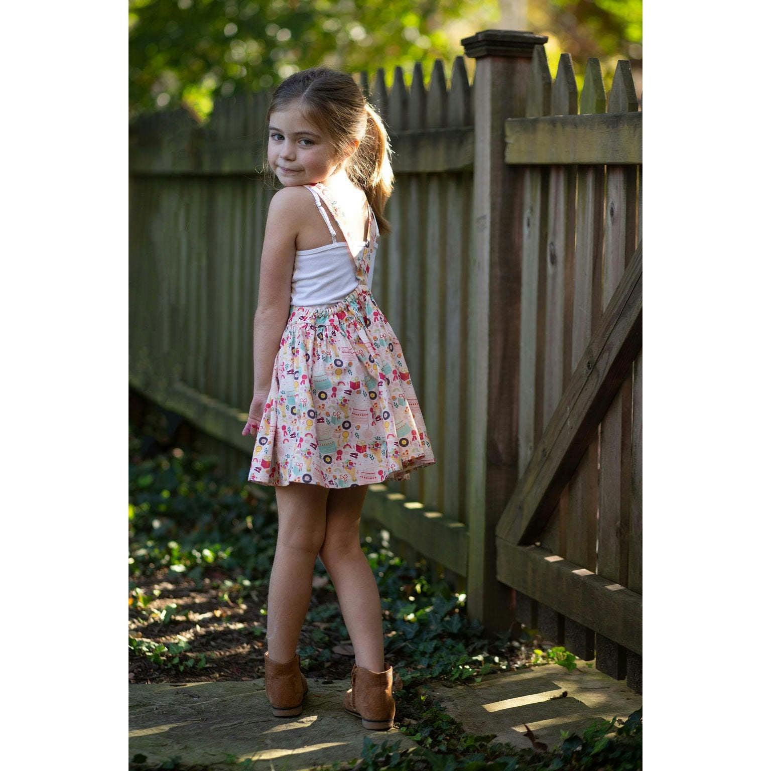 Pinafore Dress in Birthday