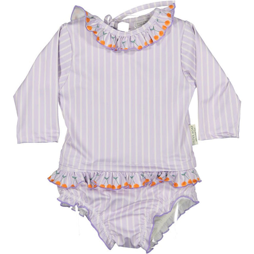 Lavander cherry bikini bottom