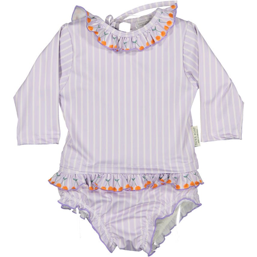 Lavander cherry bikini bottom