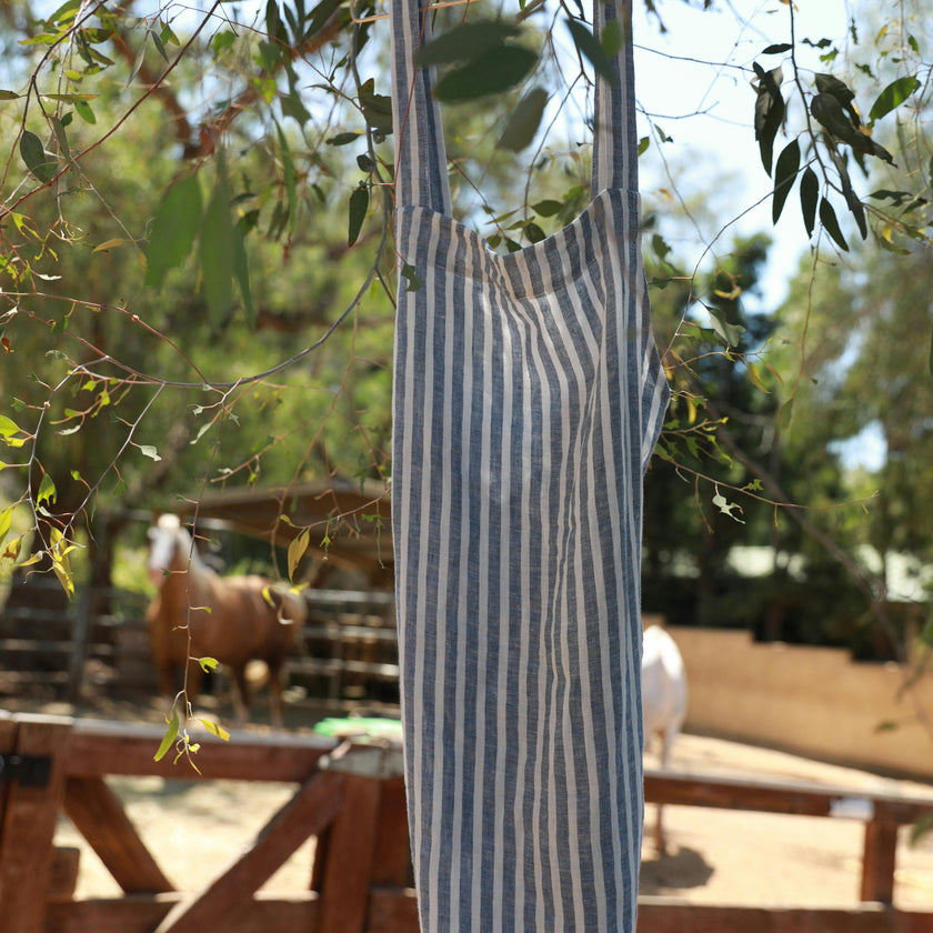 Nossilac French Linen Crossback Apron&nbsp;