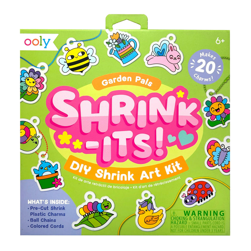 Shrink-its! DIY Shrink Art Kit - Garden Pals - 20 Charms