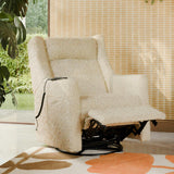 Babyletto Kiwi Deluxe Power Recliner and Swivel Glider with Heat and Massage