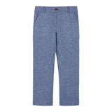 Boys (2-3) Seersucker Vest Suit Set | Blue & Pink