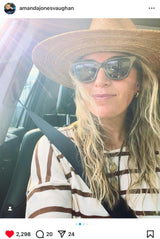Zinnia Sun Hat - Long & Thin Vintage Eyelet Lace Ribbon