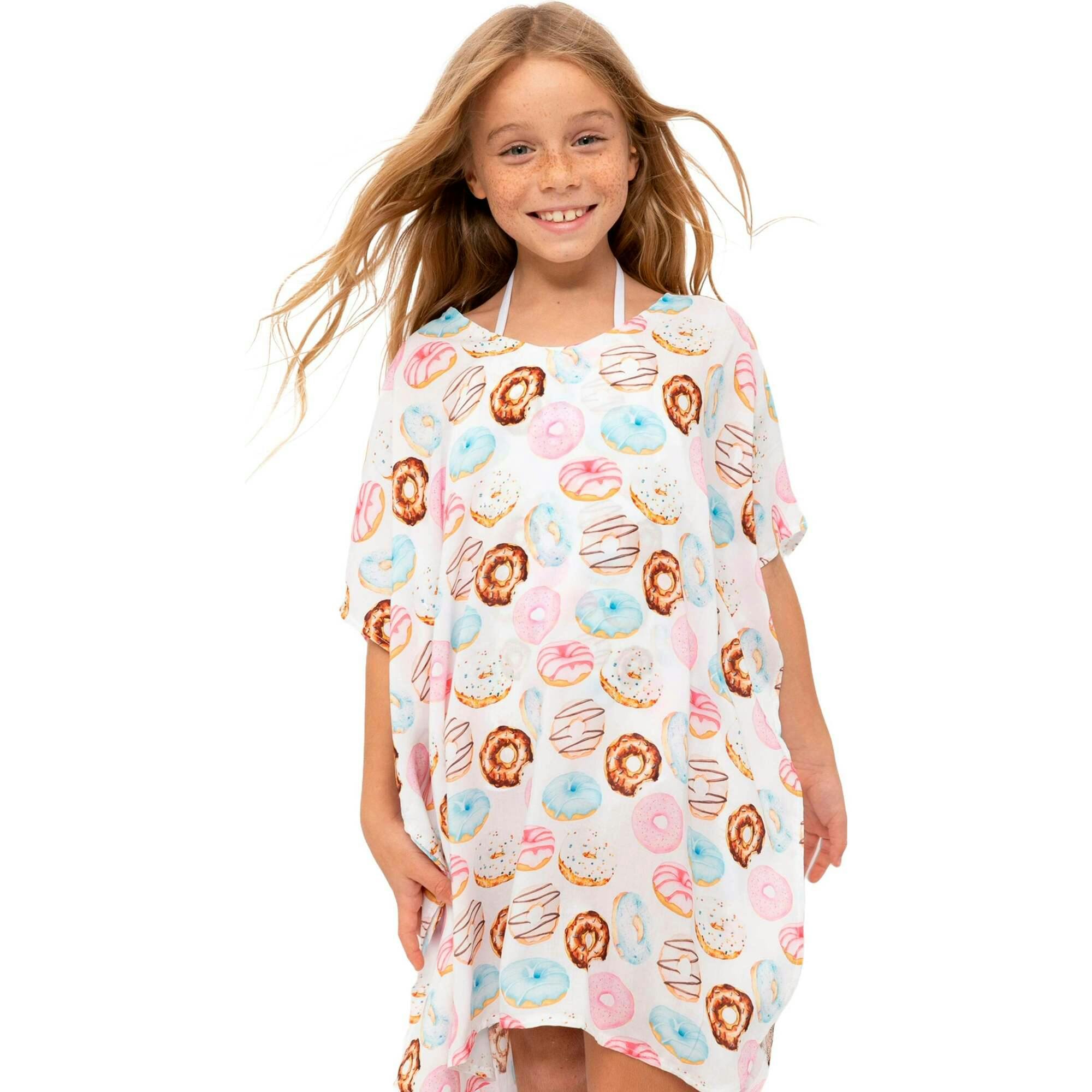 Print Cover-Up Poncho
