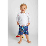 Under The Sea Print Swim Trunk