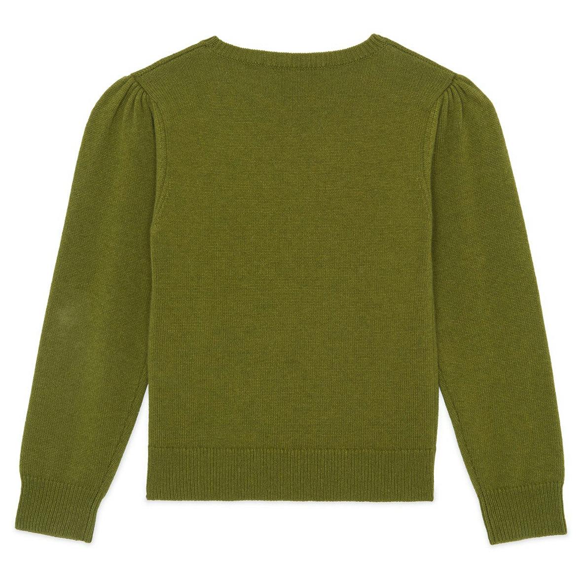TARTINE ET CHOCOLAT Floral Fields Sweater - Olive