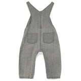BONTON Soft Grey Embroidered Icare Baby Overalls