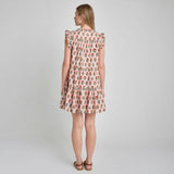 Womens Kalani Dress - Multi Flower Drop