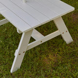 Wooden Outdoor Table & Bench