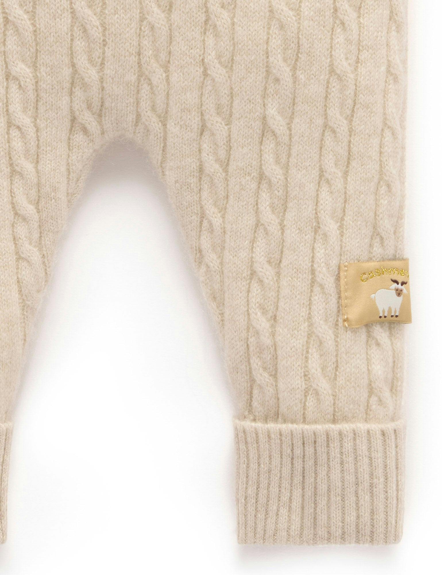 Cashmere Leggings Camel Melange