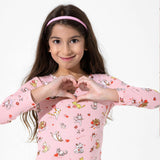 Valentines Kittens Bamboo Kids Pajamas
