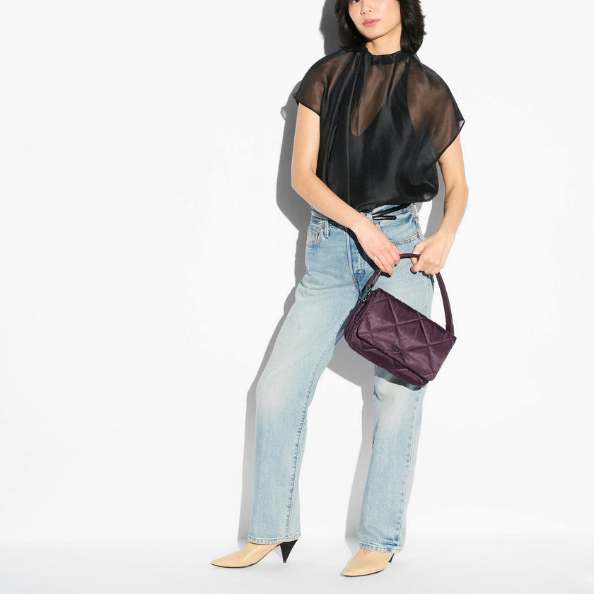 Raisin Madison Flap Crossbody