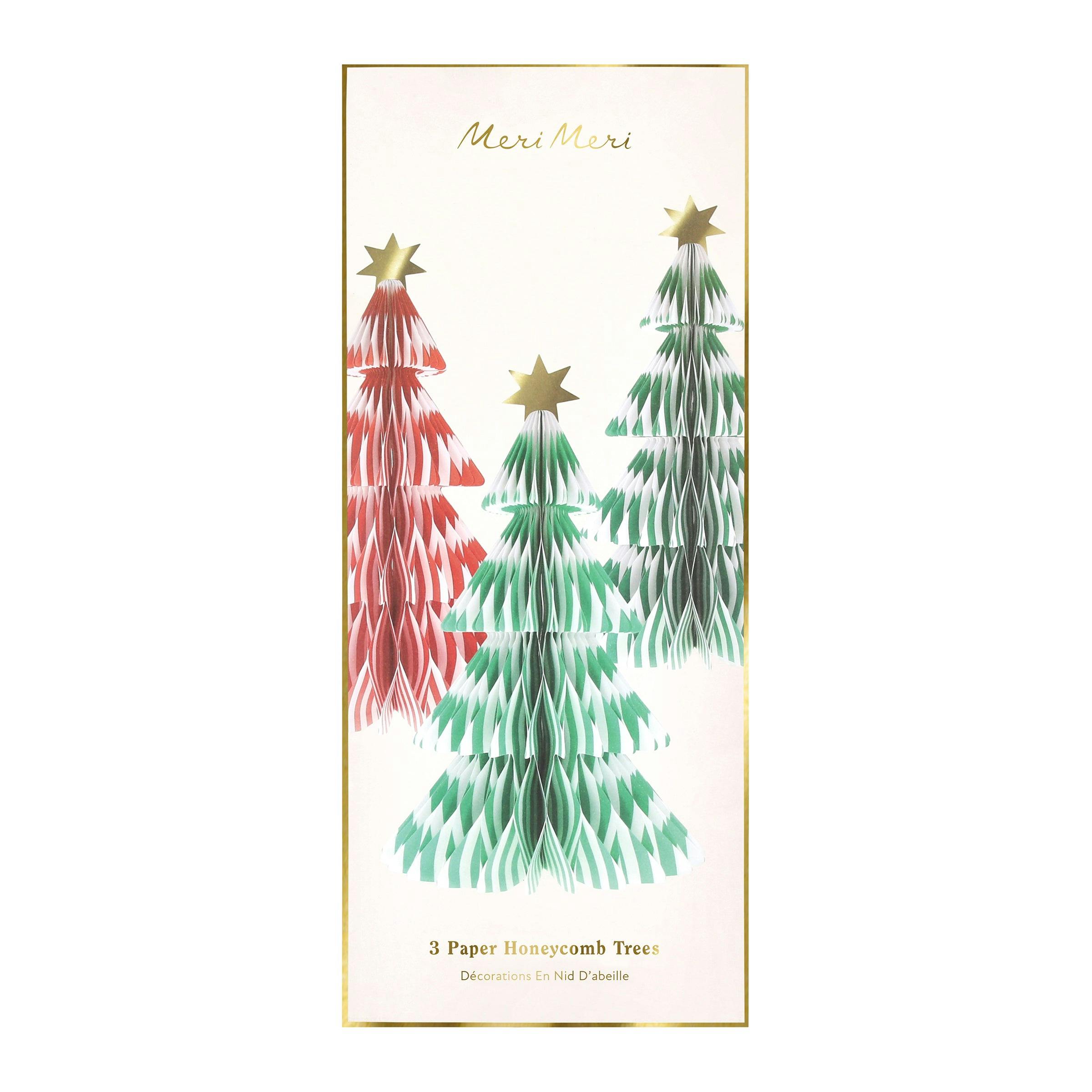 Stripe Paper Honeycomb Trees
