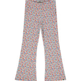 Bowtie Pasta Printed Flared Leggings