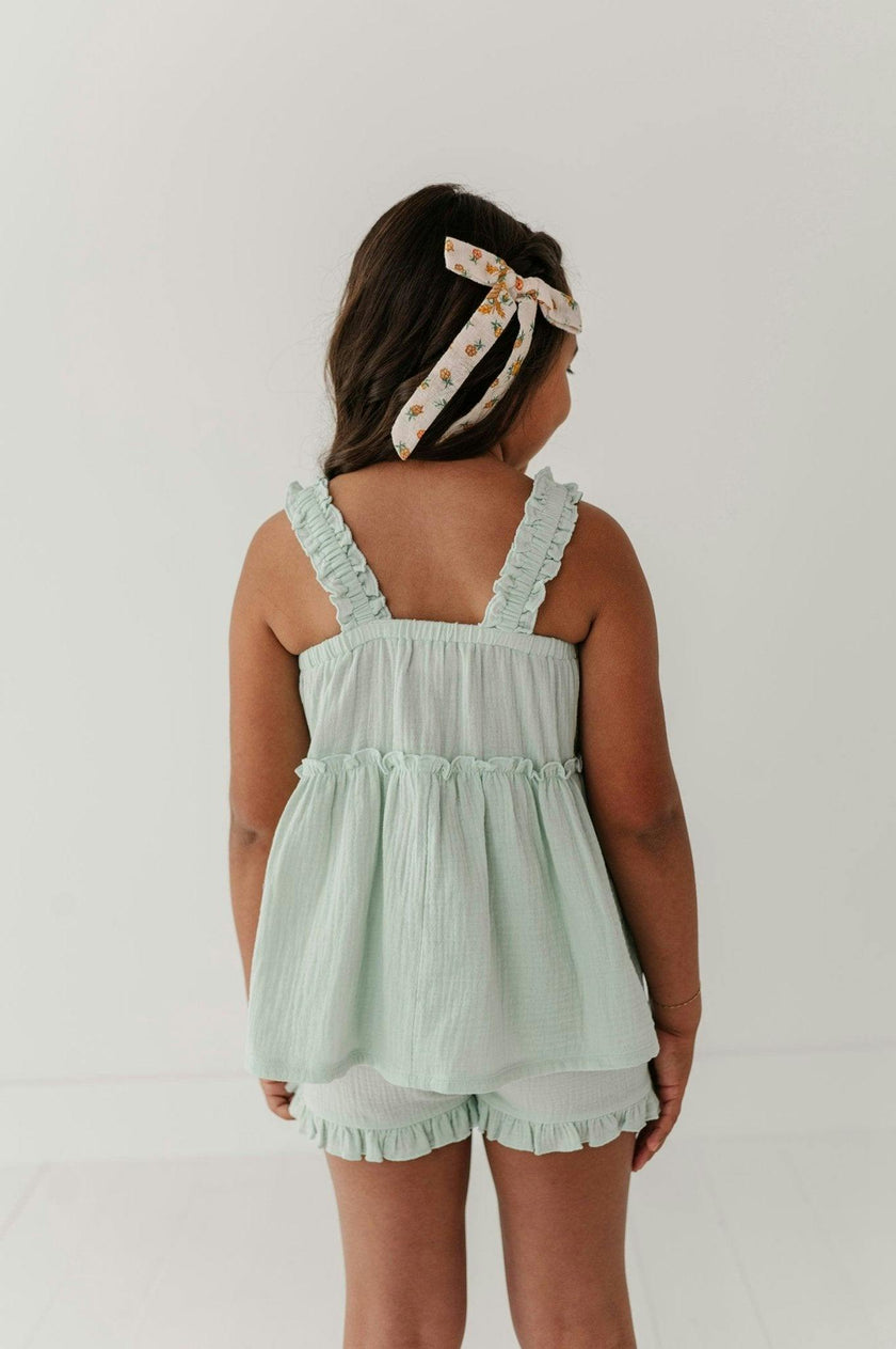 Ruffle Gauze Shorts