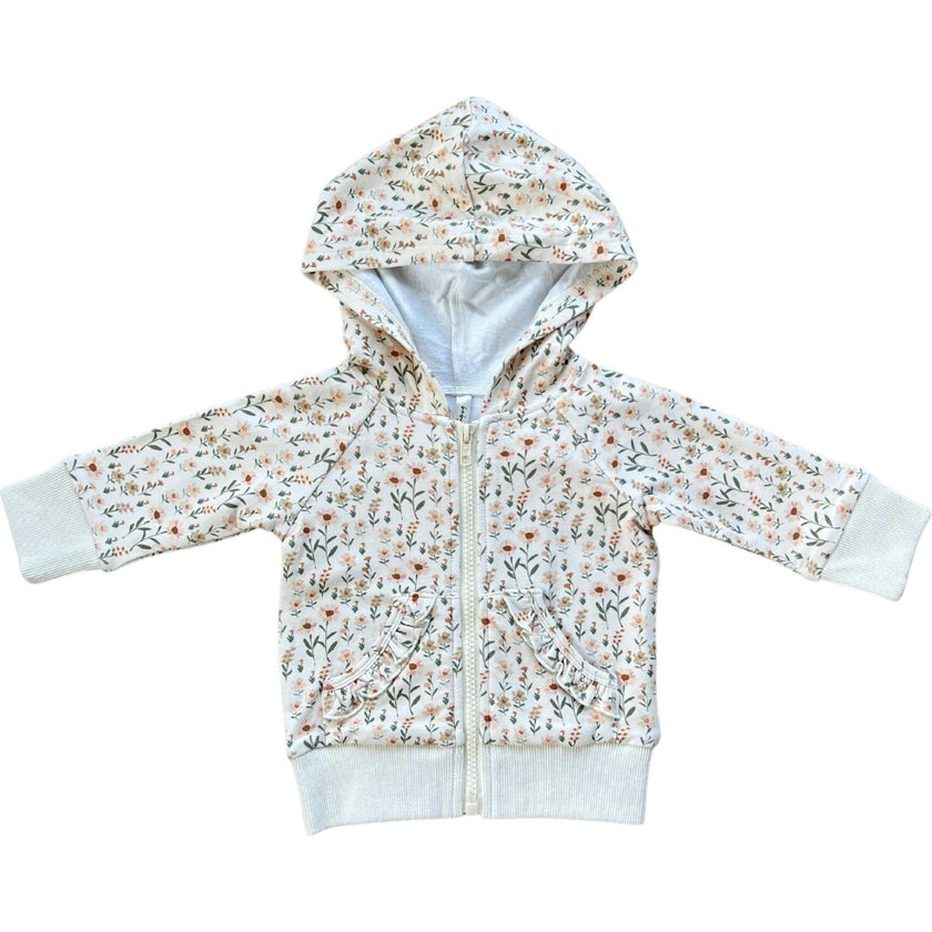 Girl's Hooded Jacket Botanical