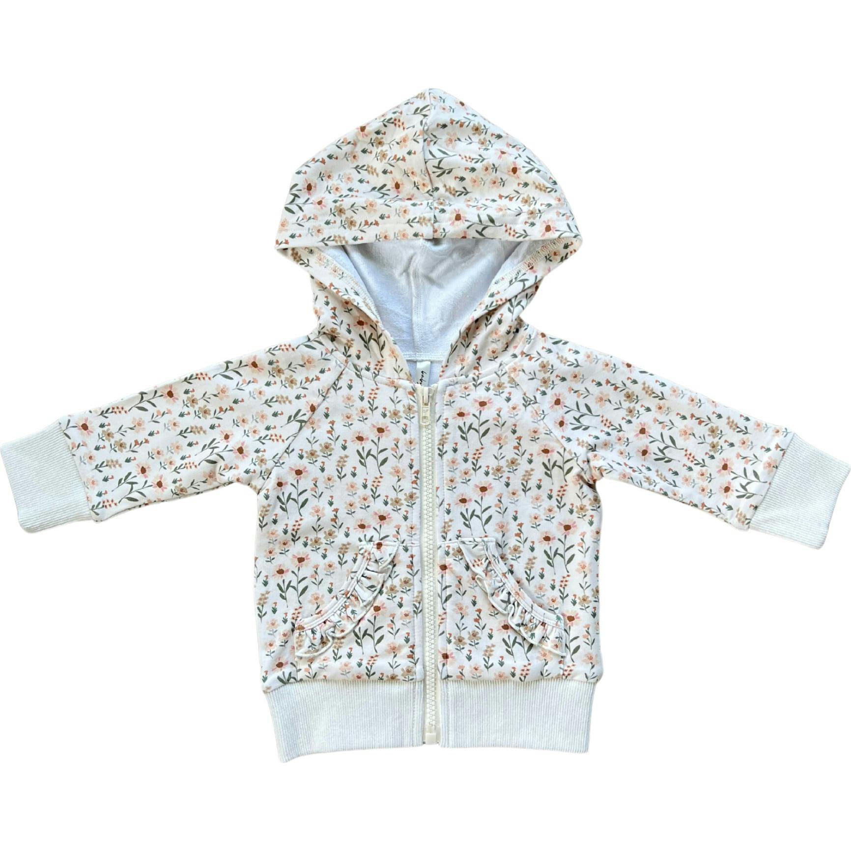 Girl's Hooded Jacket Botanical