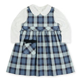 Plaid Jumper with Pocket