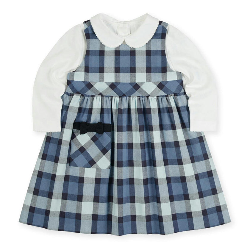 Plaid Jumper with Pocket