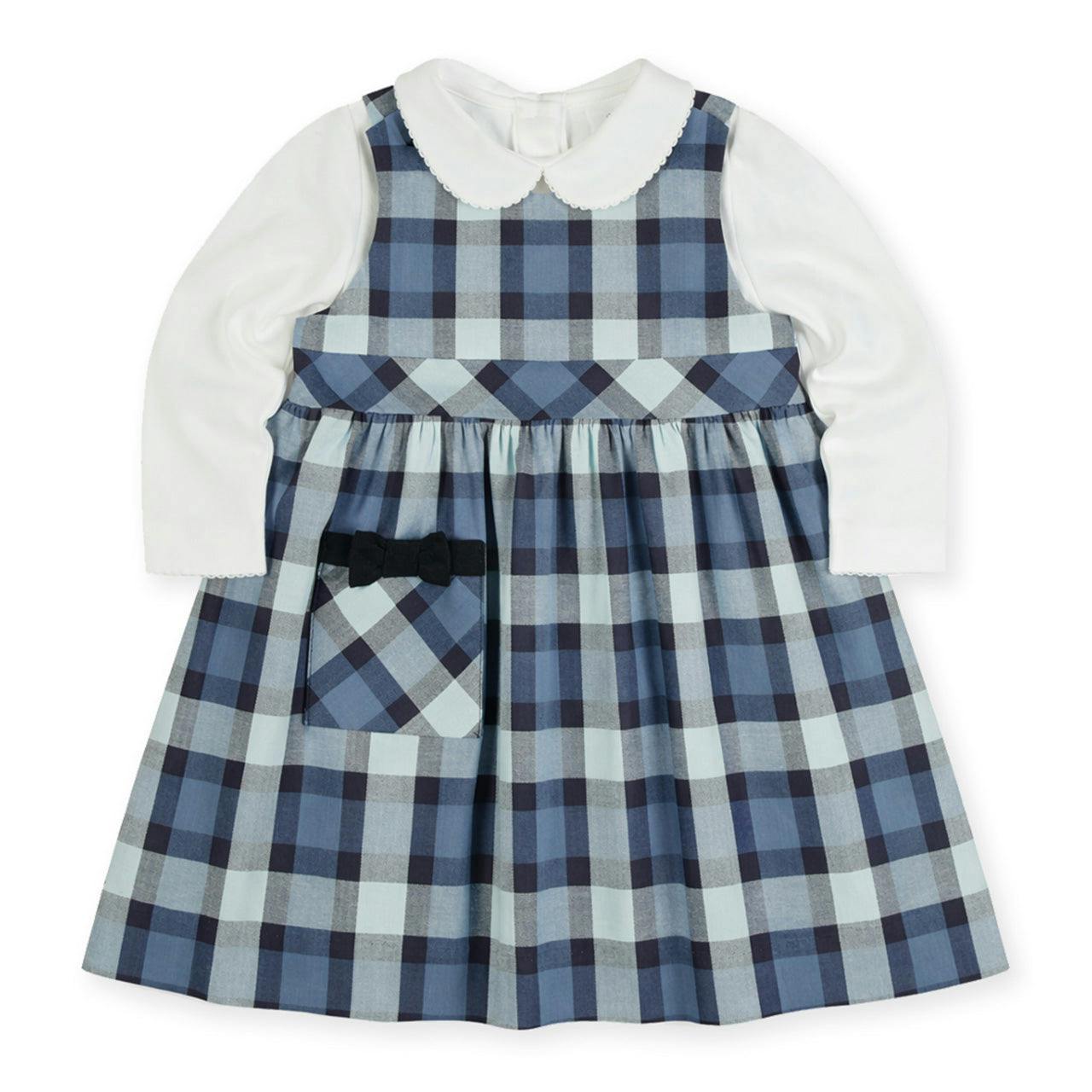 Plaid Jumper with Pocket